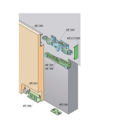 SC - POSUVNÝ SYSTÉM SERIES HIDDEN 40/80 KG SP