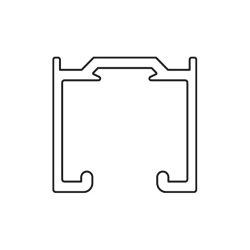 SC - Profil hliník 100 SILENT MB, ART.0195