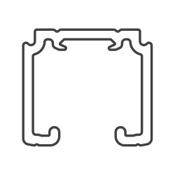 SC - Profil hliník 100 SILENT do 120 kg | STM - Stříbrná matná