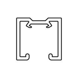 SC - Profil hliník 100 SILENT do 120kg MB, ART.0196