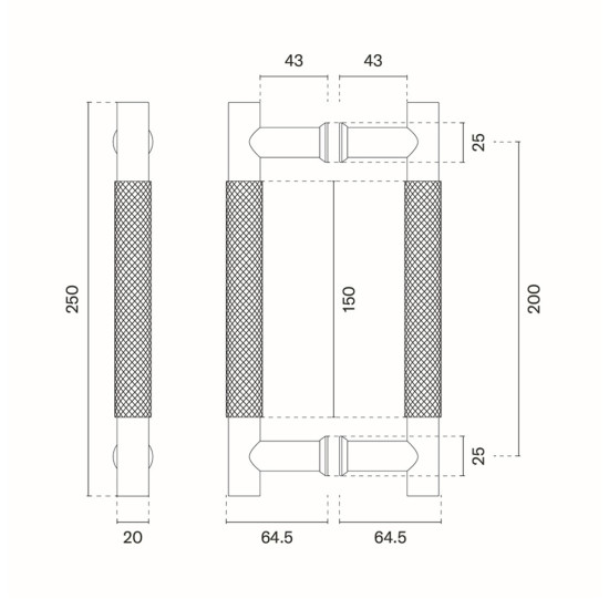 SH - MADLO 1770 pár | CUM PVD - Měď matná PVD SH - MADLO 1770 pár | CUM PVD - Měď matná PVD