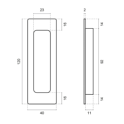 SH - MUŠLE HRANATÁ 1716 - bez otvoru | T PVD - Titan PVD SH - MUŠLE HRANATÁ 1716 - bez otvoru | T PVD - Titan PVD