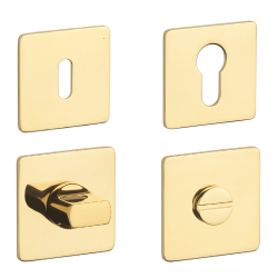 SH - ROZETA - HR 3SM | OLV PVD - Mosaz leštěná lakovaná PVD SH - ROZETA - HR 3SM | OLV PVD - Mosaz leštěná lakovaná PVD