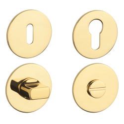 SH - ROZETA - R 3SM | OLV PVD - Mosaz leštěná lakovaná PVD