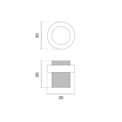SH - Zarážka dveří 1722 | OLS - Mosaz broušená SH - Zarážka dveří 1722 | OLS - Mosaz broušená