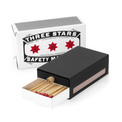 SN - DESIGNOVÁ Krabička na zápalky | Černá matná SN - DESIGNOVÁ Krabička na zápalky | Černá matná