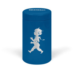 SN - DESIGNOVÉ ZÁPALKY V DÓZE | Modrá lesklá / stříbrný lesklý emblém SN - DESIGNOVÉ ZÁPALKY V DÓZE | Modrá lesklá / stříbrný lesklý emblém