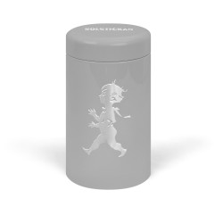 SN - DESIGNOVÉ ZÁPALKY V DÓZE | Šedá lesklá / stříbrný lesklý emblém SN - DESIGNOVÉ ZÁPALKY V DÓZE | Šedá lesklá / stříbrný lesklý emblém