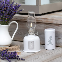 SN - OLEJOVÁ LAMPA | Bílá lesklá / stříbrný lesklý emblém SN - OLEJOVÁ LAMPA | Bílá lesklá / stříbrný lesklý emblém