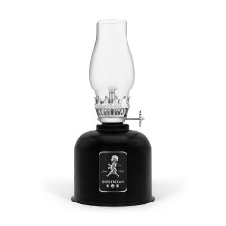 SN - OLEJOVÁ LAMPA | Černá lesklá / stříbrný lesklý emblém SN - OLEJOVÁ LAMPA | Černá lesklá / stříbrný lesklý emblém