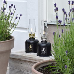 SN - OLEJOVÁ LAMPA | Černá lesklá / stříbrný lesklý emblém SN - OLEJOVÁ LAMPA | Černá lesklá / stříbrný lesklý emblém