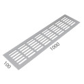 SRL - ALFA větrací mřížka šířka 100 x 1000 mm | F1 - Stříbrný elox SRL - ALFA větrací mřížka šířka 100 x 1000 mm | F1 - Stříbrný elox