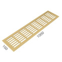 SRL - ALFA větrací mřížka šířka 100 x 1000 mm | F3 - Zlatý elox SRL - ALFA větrací mřížka šířka 100 x 1000 mm | F3 - Zlatý elox
