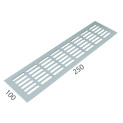 SRL - ALFA větrací mřížka šířka 100 x 250 mm | F1 - Stříbrný elox SRL - ALFA větrací mřížka šířka 100 x 250 mm | F1 - Stříbrný elox