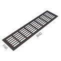 SRL - ALFA větrací mřížka šířka 100 x 800 mm | F8 - Černý elox SRL - ALFA větrací mřížka šířka 100 x 800 mm | F8 - Černý elox