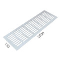 SRL - ALFA větrací mřížka šířka 130 x 2000 mm | Bílá komaxit