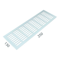SRL - ALFA větrací mřížka šířka 130 x 250 mm | Bílá komaxit