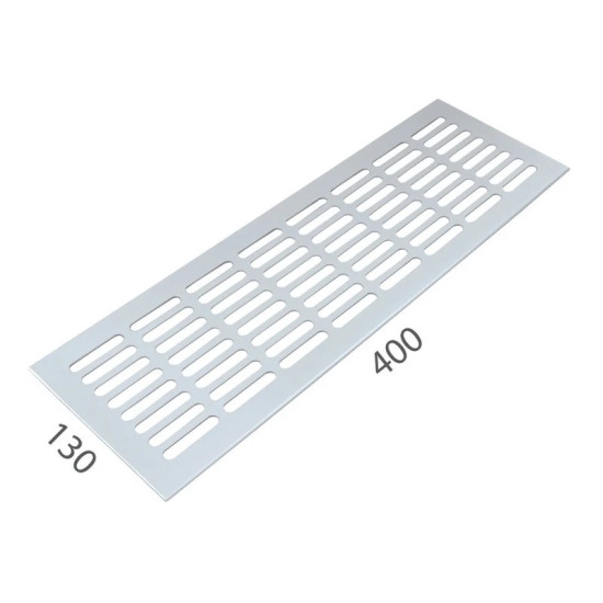 SRL - ALFA větrací mřížka šířka 130 x 400 mm Bílá komaxit