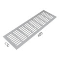 SRL - ALFA větrací mřížka šířka 130 x 400 mm | F1 - Stříbrný elox SRL - ALFA větrací mřížka šířka 130 x 400 mm | F1 - Stříbrný elox