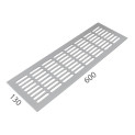 SRL - ALFA větrací mřížka šířka 130 x 600 mm | F1 - Stříbrný elox SRL - ALFA větrací mřížka šířka 130 x 600 mm | F1 - Stříbrný elox