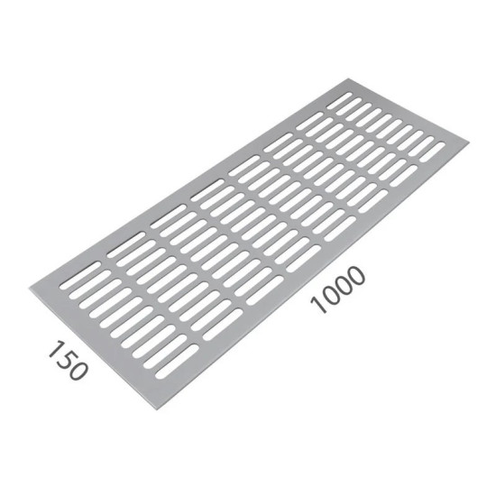 SRL - ALFA větrací mřížka šířka 150 x 1000 mm F1 - Stříbrný elox