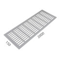 SRL - ALFA větrací mřížka šířka 150 x 2000 mm | F1 - Stříbrný elox SRL - ALFA větrací mřížka šířka 150 x 2000 mm | F1 - Stříbrný elox