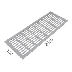 SRL - ALFA větrací mřížka šířka 150 x 2000 mm | F1 - Stříbrný elox