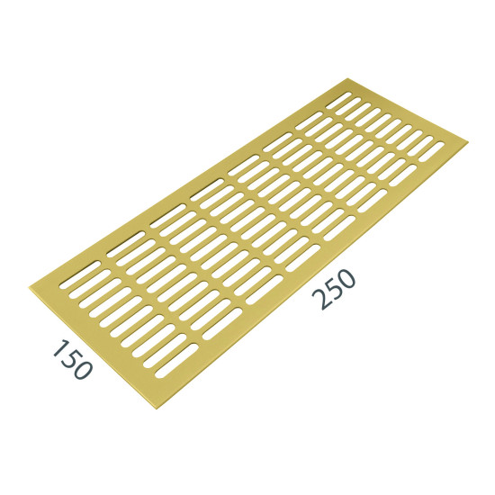 SRL - ALFA větrací mřížka šířka 150 x 250 mm F3 - Zlatý elox