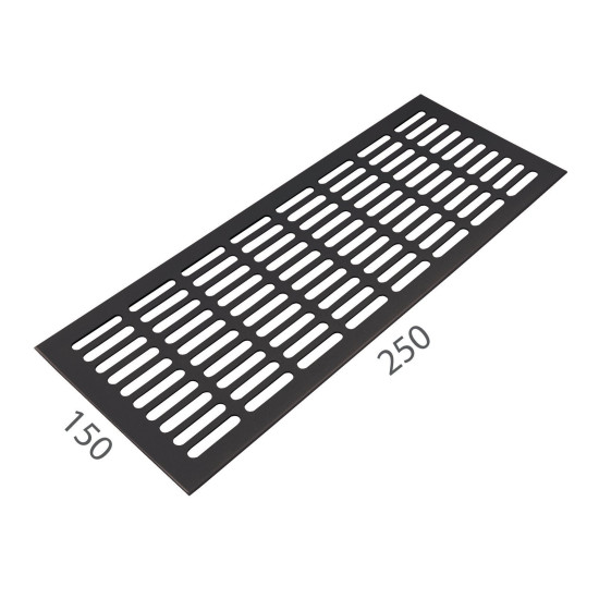 SRL - ALFA větrací mřížka šířka 150 x 250 mm F8 - Černý elox