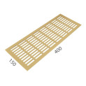 SRL - ALFA větrací mřížka šířka 150 x 400 mm | F3 - Zlatý elox SRL - ALFA větrací mřížka šířka 150 x 400 mm | F3 - Zlatý elox
