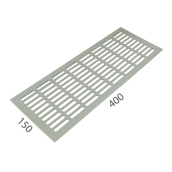 SRL - ALFA větrací mřížka šířka 150 x 400 mm F9 - Nerez elox