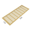 SRL - ALFA větrací mřížka šířka 150 x 500 mm | F3 - Zlatý elox SRL - ALFA větrací mřížka šířka 150 x 500 mm | F3 - Zlatý elox