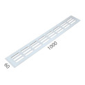 SRL - ALFA větrací mřížka šířka 60 x 1000 mm | Bílá komaxit SRL - ALFA větrací mřížka šířka 60 x 1000 mm | Bílá komaxit