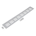 SRL - ALFA větrací mřížka šířka 60 x 1000 mm | F1 - Stříbrný elox SRL - ALFA větrací mřížka šířka 60 x 1000 mm | F1 - Stříbrný elox
