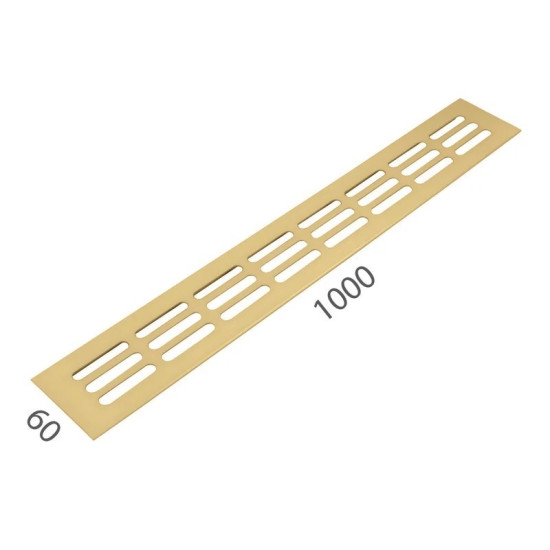 SRL - ALFA větrací mřížka šířka 60 x 1000 mm | F3 - Zlatý elox