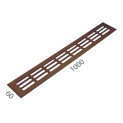 SRL - ALFA větrací mřížka šířka 60 x 1000 mm | F4 - Bronz elox SRL - ALFA větrací mřížka šířka 60 x 1000 mm | F4 - Bronz elox