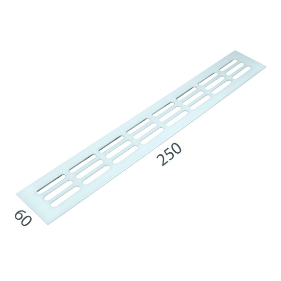 SRL - ALFA větrací mřížka šířka 60 x 250 mm Bílá komaxit