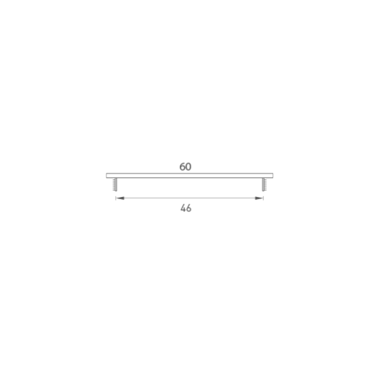 SRL - ALFA větrací mřížka šířka 60 x 250 mm Bílá komaxit