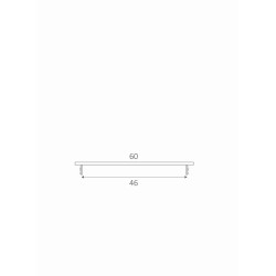 SRL - ALFA větrací mřížka šířka 60 x 400 mm | F4 - Bronz elox