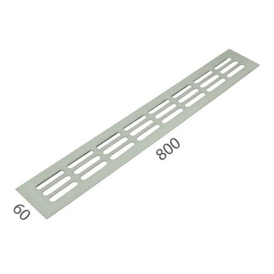 SRL - ALFA větrací mřížka šířka 60 x 800 mm F9 - Nerez elox