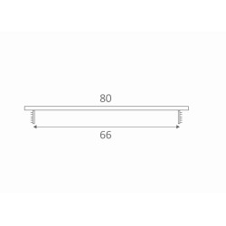 SRL - ALFA větrací mřížka šířka 80 x 250 mm | F3 - Zlatý elox