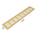 SRL - ALFA větrací mřížka šířka 80 x 400 mm | F3 - Zlatý elox SRL - ALFA větrací mřížka šířka 80 x 400 mm | F3 - Zlatý elox
