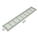 SRL - ALFA větrací mřížka šířka 80 x 800 mm | F9 - Nerez elox