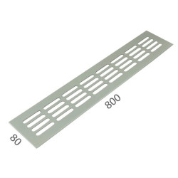 SRL - ALFA větrací mřížka šířka 80 x 800 mm | F9 - Nerez elox