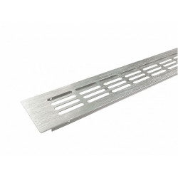 SRL - větrací mřížka šířka 80 x 500 mm - imitace NEREZ | Imitace nerez