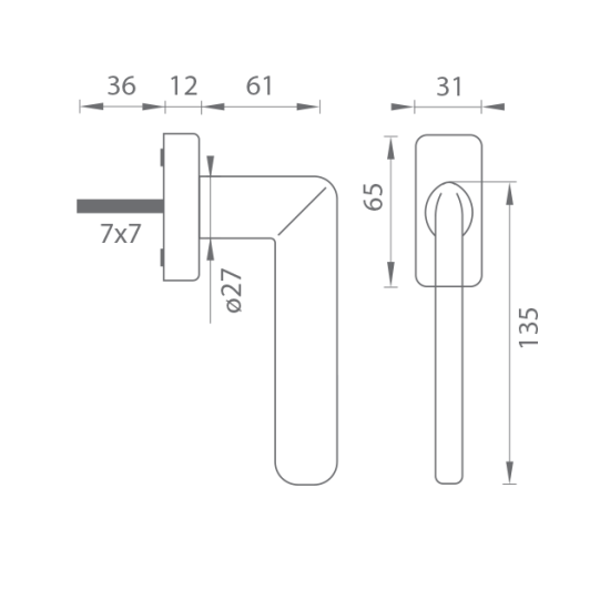 TI - DK - ELIPTICA - HR 3098Q | BS - Černá matná (153)