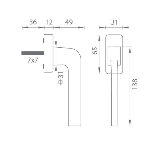 TI - DK - SUPRA - HR 3097Q | BS - Černá matná (153)