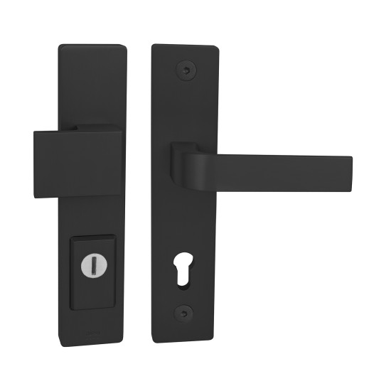 TI - FORTE PLUS 3214/CINTO 2732 - SH, tloušťka dveří 64-70 mm | BS - Černá matná (153)