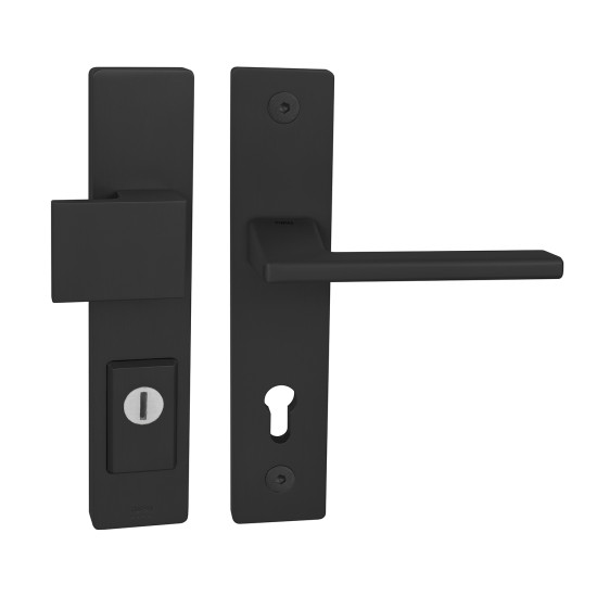 TI - FORTE PLUS 3214/JUNIOR 4140 - SH, tloušťka dveří 64-70 mm | BS - Černá matná (153)