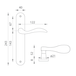 TI - LEA - 1941 | OGS - Bronz česaný matný (77)